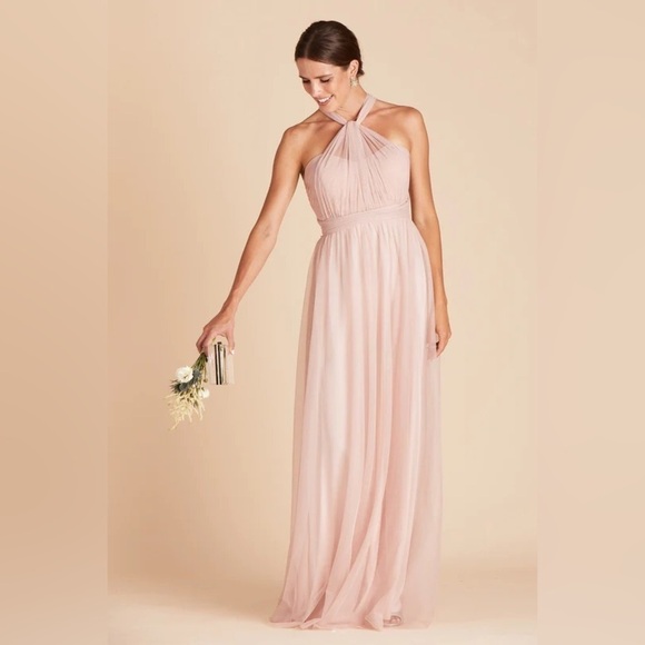 NWT Birdy Grey Christina Convertible Dress in Tulle Vintage Blush - Picture 1 of 10